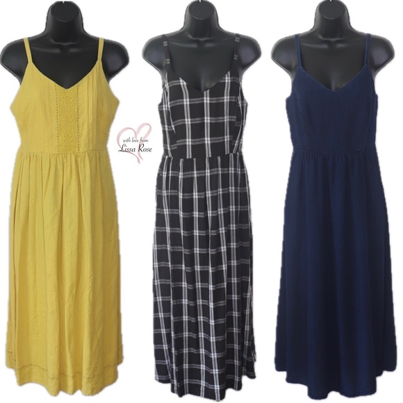 Old Navy Dresses & Skirts - Cami Fit and Flare Midi Dress bundle